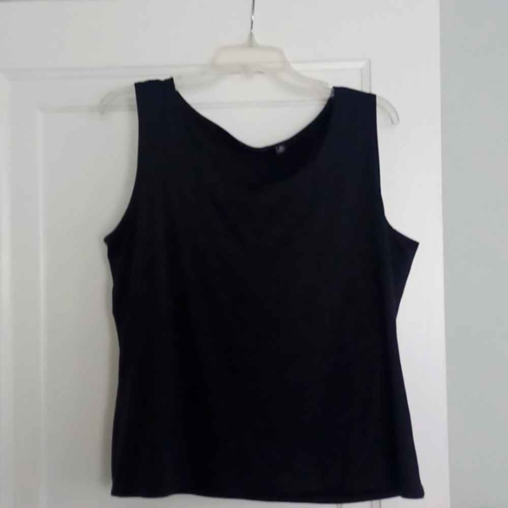 Black Notations Slimming stretchy top or shapewear top